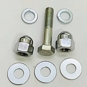 Bolt Washer And Nut Kit Rear Shocker For Royal Enfield Thunderbird x500 | x350 | Thunderbird 500 | 350 | Rumbler 500 