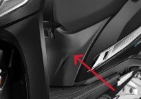 Center Cover NH 1 Black For Honda Activa 125