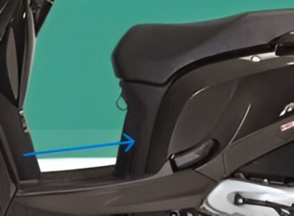 Center Cover NH 1 Black For Honda Aviator