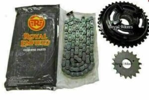 Chain Sprocket Kit For Royal Enfield Bullet 350 Es Bs3