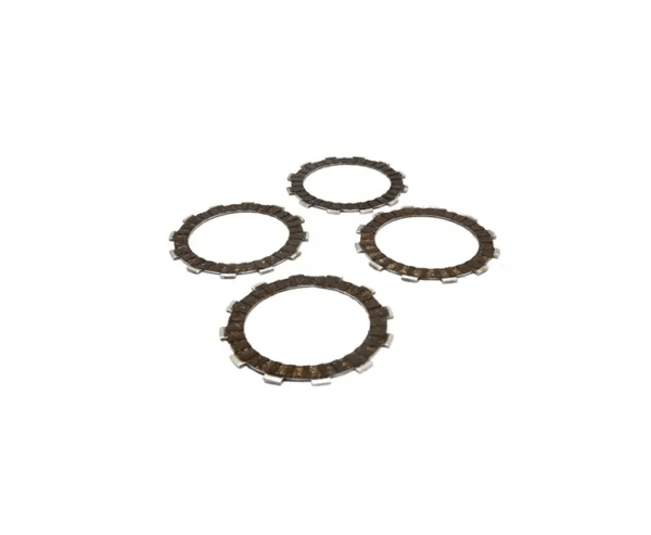 Clutch Plates Set Of 4 For Suzuki Heat | Zeus | Hayate | Spark Minda