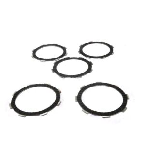 Clutch Plates Set Of 5 For Bajaj V-15 Boxer Bm150 | Pulsar 150as | Discover 150s | Discover 150f | Pulsar 150 Ug5 | Spark Minda