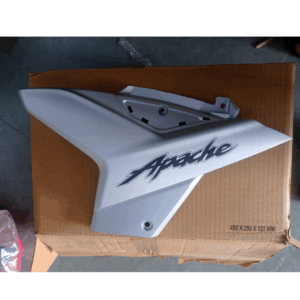 Cover Frame Silver Left Side For Apache RTR 160 4V | TVS