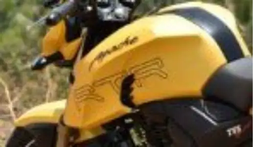 Cover Fuel Tank Outer Left Side Summer Yellow For Apache Rtr 200 4v Efi | Tvs