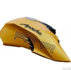 Cover Fuel Tank Outer Right Side Summer Yellow For Apache Rtr 200 4v Efi | Tvs