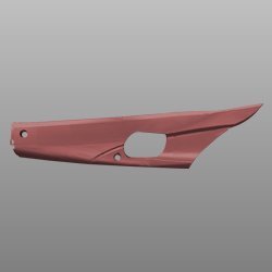Cover Left Floor Side Matt Mapple Brown Rd (d)-002m (f) For Maestro Edge 125 | Hero