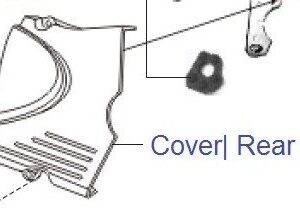 Cover Left Side Rr Engine Side | Pulsar 150 Ug4 | Bajaj