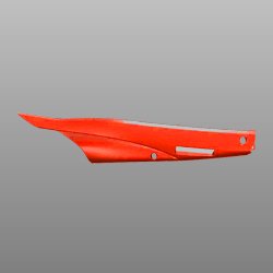Cover Right Floor Side Sub Assy Candy Blazing Red For Maestro Edge 125 | Hero