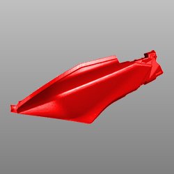 Cowl Left Rear (sports Red) | Xtreme 200s | (may, 2019-2020) | Hero