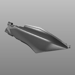 Cowl Right Rear Black For Hero Xtreme 200s (2019-2020)