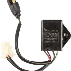 Deutsche Black High Quality Replacement Cdi (2+2 Pin) Unit Fit For Tvs Suzuki Ax-100 / Shogun/samurai/max-100