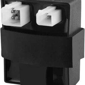 Deutsche Black Plastic Cdi (6+2 Pin) Module For Speed Boost Compatible With Bajaj Discover 125 (ks/es)