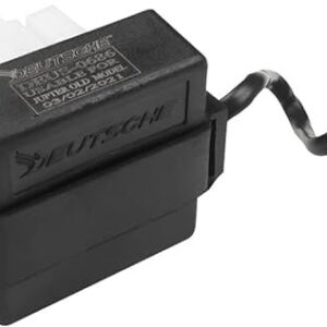 Deutsche Black Wired Racing Cdi (6 Pole 4 Pin+2+3 Pole 2 Pin+ 2pin) Unit Compatible With Tvs Jupiter Old Model (white Coupler))