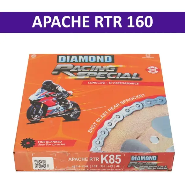 Diamond Chain Kit For Apache Rtr 160 - Image 2