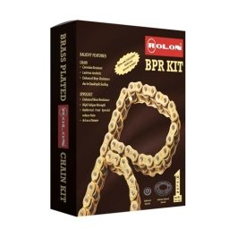 Dominar 400 X Ring Brass Chain Sprocket Kit By Rolon