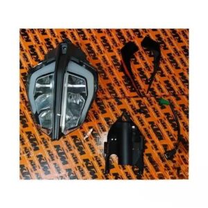 Duke 250 Bs6 Headlight For 125/200 Bs6 With Mask,back Cover And Plug & Play