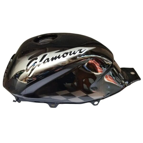 Petrol Tank For Hero Glamour Type 2 (black/grey)