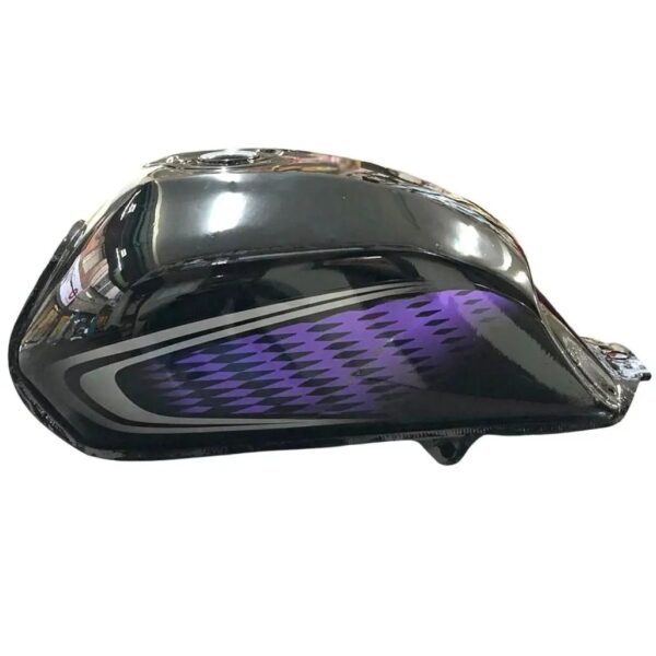 Petrol Tank For Honda Dream Neo (2013 - 2016) | Black & Purple