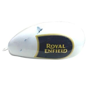 Petrol Tank For Royal Enfield Classic 350 Bs3 | White Colour | Models Before 2017