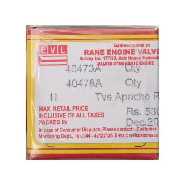 Evl Engine Valve For Apache - Image 3