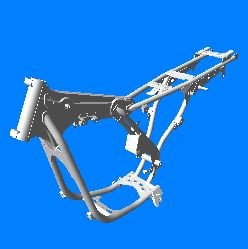 Frame Body Complete For Hero Super Splendor Bs-iii