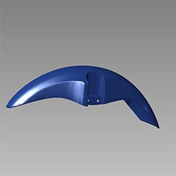 Front Fender Comp. Blue For Hero Splendor I-smart