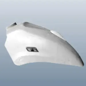 Front Fender Matt Vernier Grey For Pleasure Plus | Hero