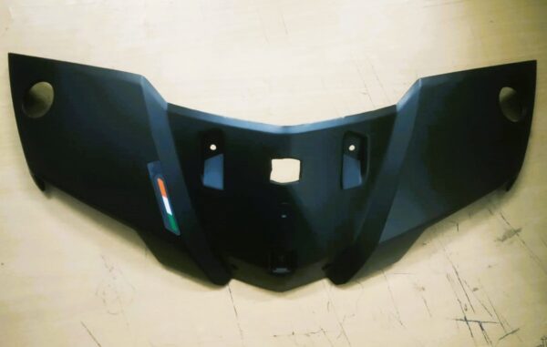 Front Handle Cover Black Without Indicator For Tvs Ntorq 125