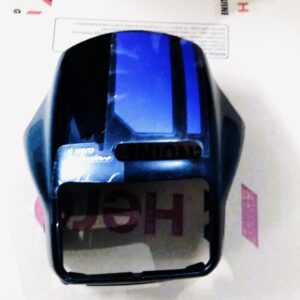 Front Head Visor Black T-1 For Hero Splendor Xtec
