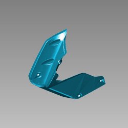 Front Inner Cowl Left Hand Black Type-2 Glamour Fi | Hero