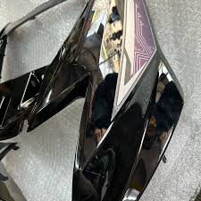 Front Panel Stealth Black Super Squad Black For TVS Ntorq 125