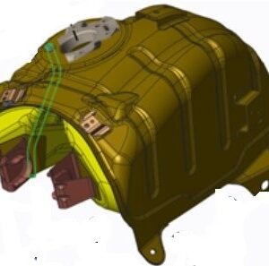 Fuel Tank Complete Black For Apache Rtr 200 4v | Tvs