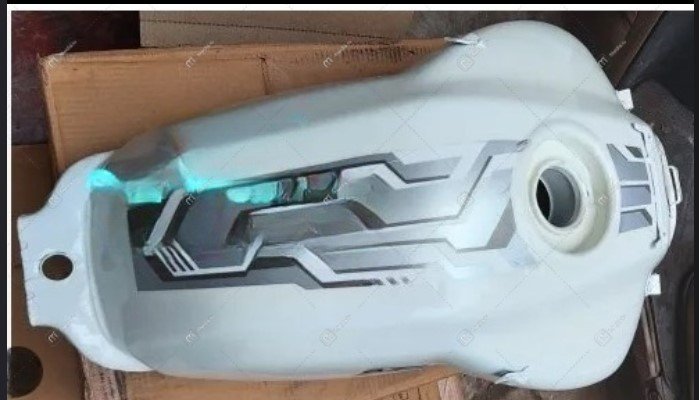 Fuel Tank Complete Pearl White For Apache Rtr 160 2v | Apache Rtr 180 2v |tvs