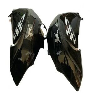 Fuel Tank Cover Racing Black Left Side For Tvs Apache Rtr 160 4v
