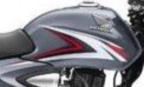 Fuel Tank Geny Grey With Red Decal For Cb Shine |honda
