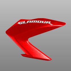 Fuel Tank Left Panel (red) For Hero Glamour 2020