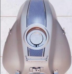 Fuel Tank Titanium Grey Complete For Apache Rtr 160 2v |tvs