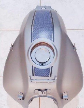 Fuel Tank Titanium Grey Complete For Apache Rtr 160 2v |tvs