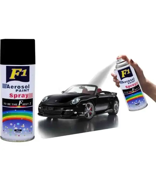 Paint Spray - Matt Black (450ml)