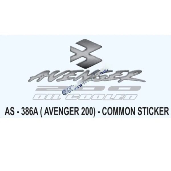 Graphics Sticker Set For Bajaj Avenger 200 | Common Sticker | Both Sides