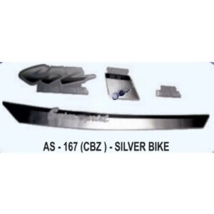 Graphics Sticker Set For Hero Honda Cbz | Silver Vehicle | Both Sides
