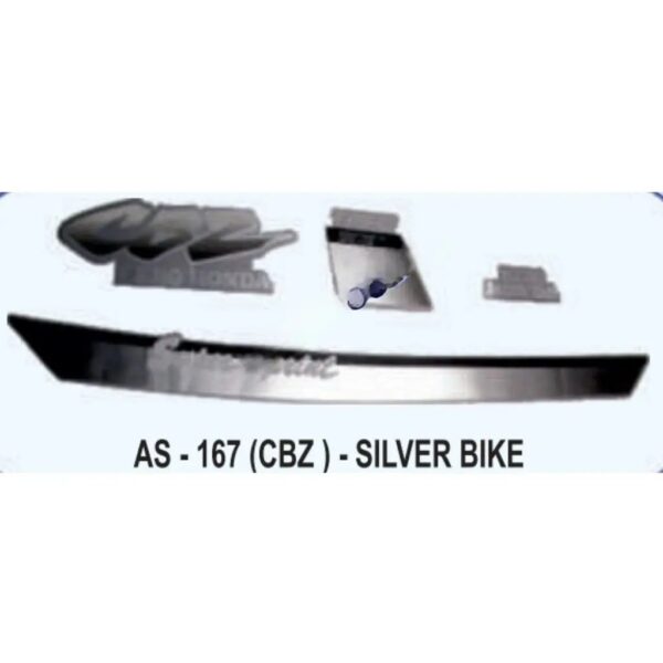 Graphics Sticker Set For Hero Honda Cbz | Silver Vehicle | Both Sides