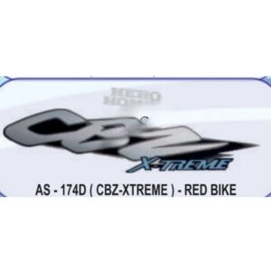 Graphics Sticker Set For Hero Honda Cbz Xtreme | Red Vehicle | Both Sides