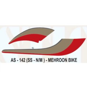 Graphics Sticker Set For Hero Honda Cd 100 Ss | New Model | Mehroon Vehicle | Both Sides