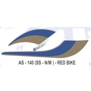 Graphics Sticker Set For Hero Honda Cd 100 Ss | New Model | Red Vehicle | Both Sides