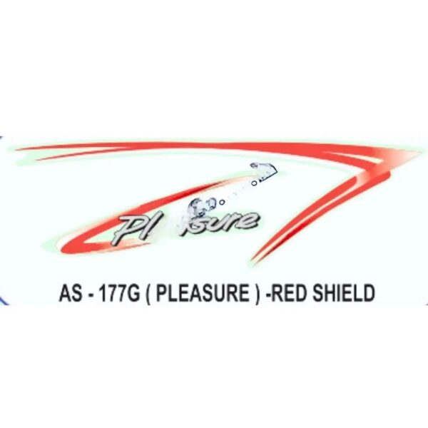 Graphics Sticker Set For Hero Honda Pleasure | Red Sticker | Both Sides