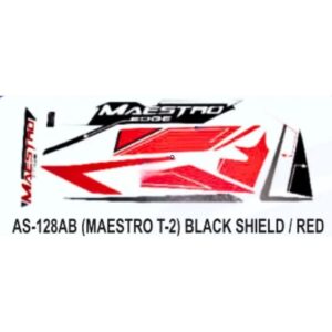 Graphics Sticker Set For Hero Maestro Edge | Type 2 | Black & Red Sticker | Both Sides