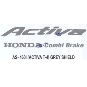 Graphics Sticker Set For Honda Activa | Combi Brake Type 4 | Grey Sticker | Both Sides