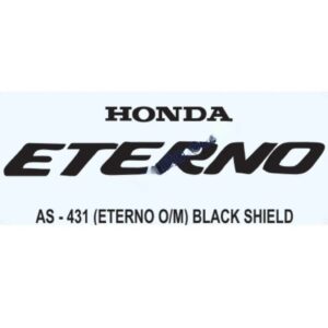 Graphics Sticker Set For Honda Eterno | Old Model | Black Sticker | Both Sides