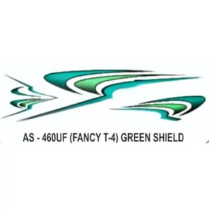 Graphics Sticker Set For Honda Fancy | Type 4 | Green Sticker | Both Sides
